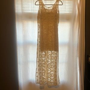 Floor length boho dress